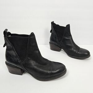 Timberland Black Leather Sutherlin Bay Heeled Chelsea Boots